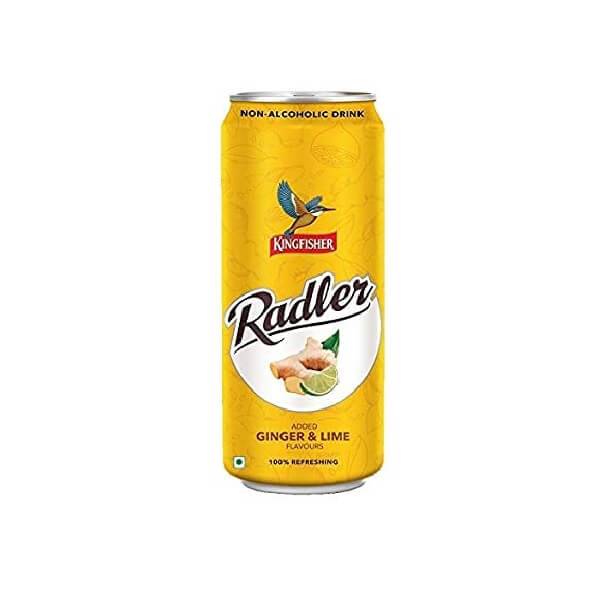 Kingfisher Radler Ginger & Lime Non-Alcoholic Can